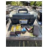 Large Toolbox Full of Sanding Belts