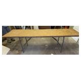 Folding Plywood Top Table