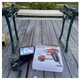 Heat Gun, Garden Stand, 12V Light