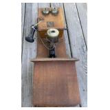 Oak Wall Telephone