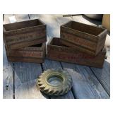 Goodyear Ashtray, Cheese Boxes