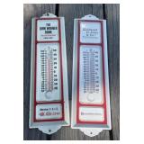 2 - Advertising 12" Thermometers