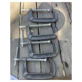 Craftsman 5" and 6" C-Clamps