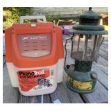 Coleman Lantern and Minnow Bucket
