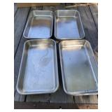 9 1/2" x 16" Stainless Pans