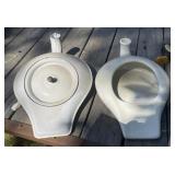 Granite and Stoneware Commode