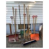 Large Lot of Garden Tools