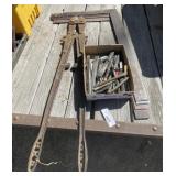 Squares, Chisels, Bolt Cutters