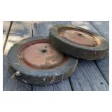 2 - 12" Hard Surface Wheels