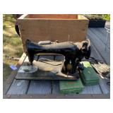 Singer Sewing Machine & Attachments