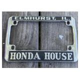Honda House Motorcycle License Frame