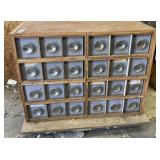 24 Drawer Pigeon Hole Cabinet