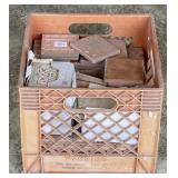 Milk Crate Full of 4" Tile