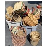 Lot of Decorative Baskets