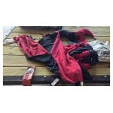 Court Jester Red & Black Motley