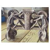 Cast Iron Barn Trolley