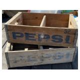 2 - Wood Pepsi Crates
