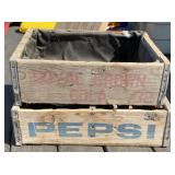 2 - Wood Beverage Crates