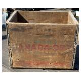 Canada Dry Wood Beverage Crate