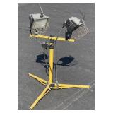 Halogen Shop Lights on Stand
