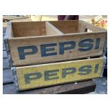2 - Wood Pepsi Crates