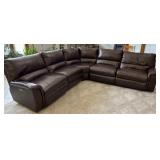 Lazy Boy Leather Corner Sectional Sofa