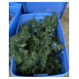 Tote Full of Christmas Greenery