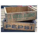 2 - Wood Soda Crates