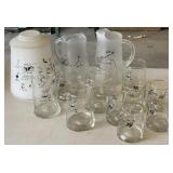 BC Pitcher and Glasses