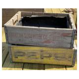 2 - Wood Soda Crates