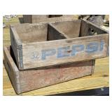 2 - Wood Soda Crates