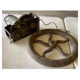 Cable Winch and Iron Wheel