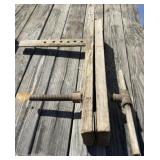 Primitive Wood Vise