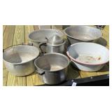 Granite and Aluminum Wash Pans