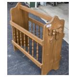 32" Oak Quilt Rack