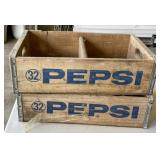 2 - Wood Pepsi Crates