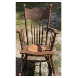 Pressed Back Rocker