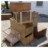 Wood Crates and Boxes