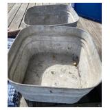 2 - Square Rinse Tubs