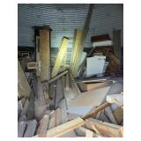 Grain Bin Full of Lumber