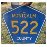 Montcalm County 522 Hwy Marker