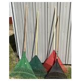 Lot of Leaf Rakes