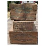 3 - Wood Boxes