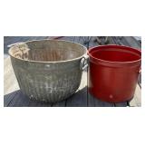 2 - Metal Tubs