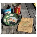 John Deere Bag and Coffee Cans