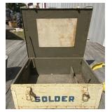 Wood Military Trunk