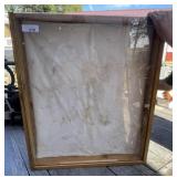 Display Case with Sliding Plexiglass Top