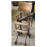 Pressed Back Highchair