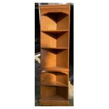 Solid Oak Corner Shelf