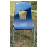 Plastic & Chrome Student Chair